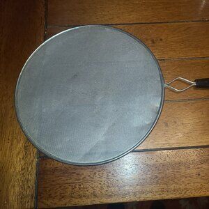 VTG Screen for Frying Pan Stainless Steel Fine Mesh Grease Splatter Guard 11.5"